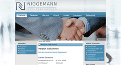 Desktop Screenshot of niggemann-steuerberatung.de